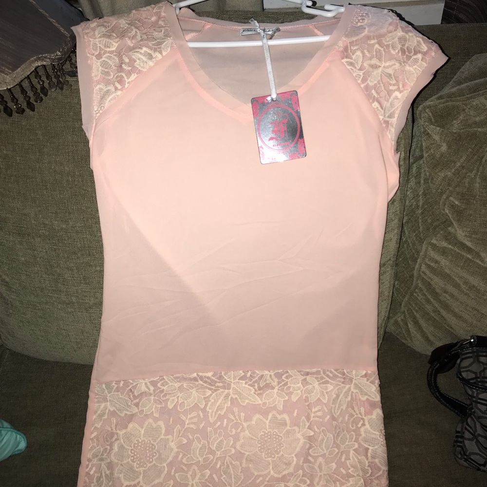 NWT Peach Cocktail Dress